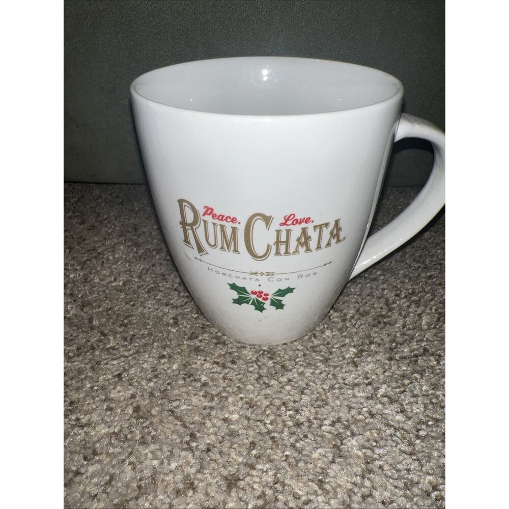 Rum Chata Horchata Con Ron Peace Love Drink Coffee Mug Tea Cup